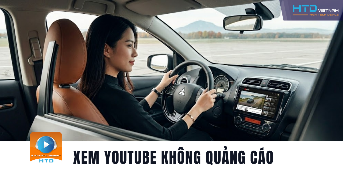 Android Box cho Mitsubishi Attrage Hỗ Trợ SIM 4G, Điều Khiển Giọng Nói Hiện Đại