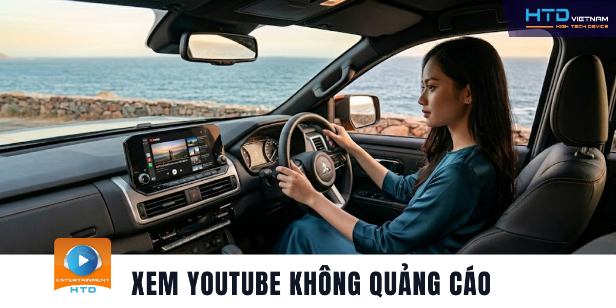 Android Box cho Mitsubishi Triton Premium xem camera và bản đồ cùng lúc