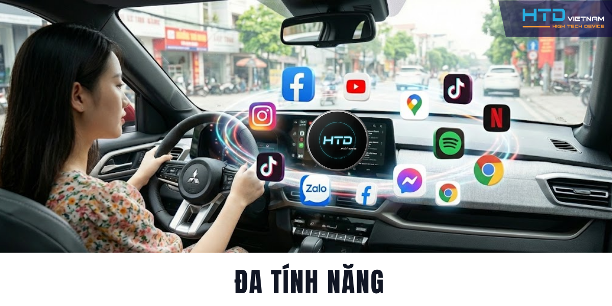 Android Box cho Mitsubishi Xforce Premium nâng tầm công nghệ trên xe