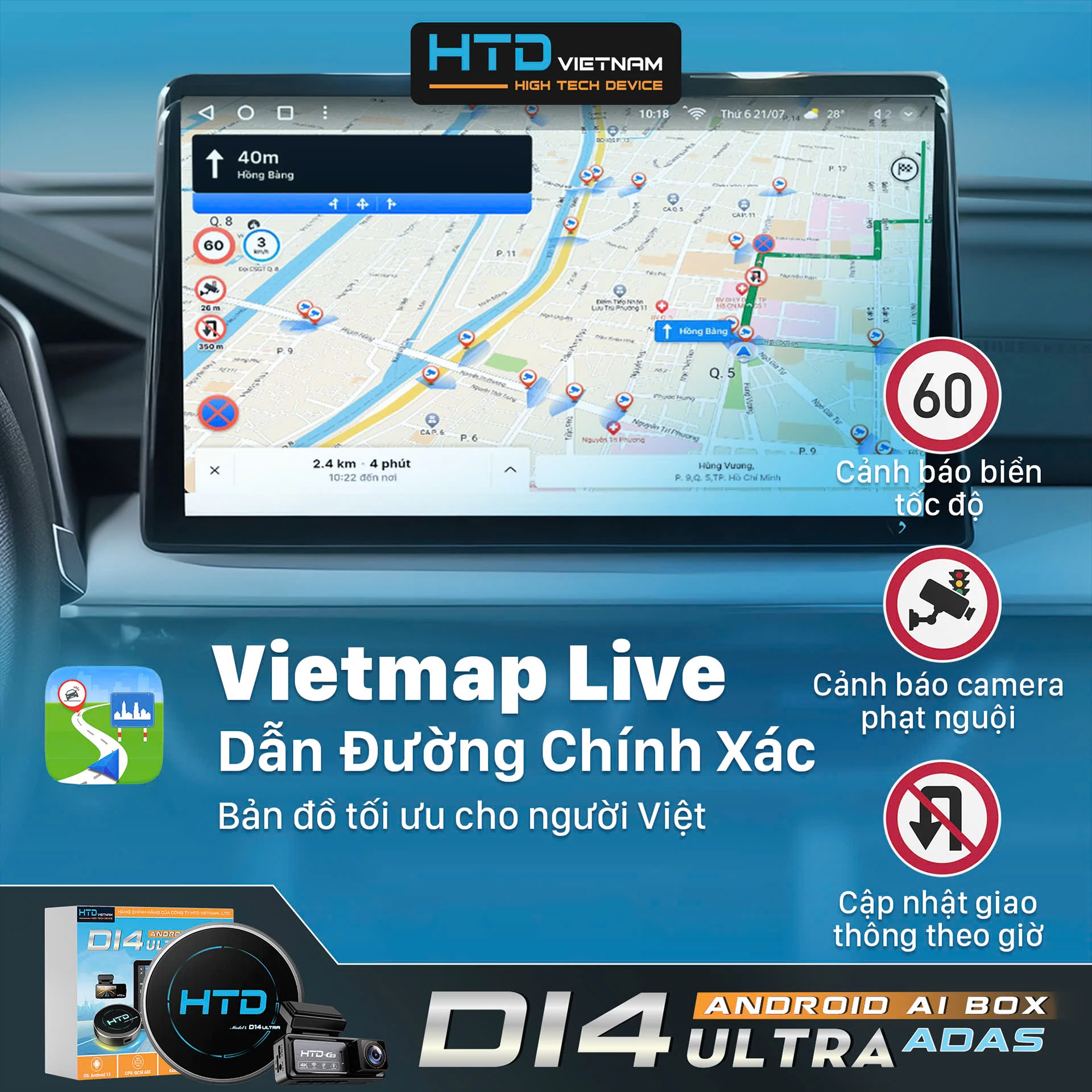 Android Box tích hợp vietmap live