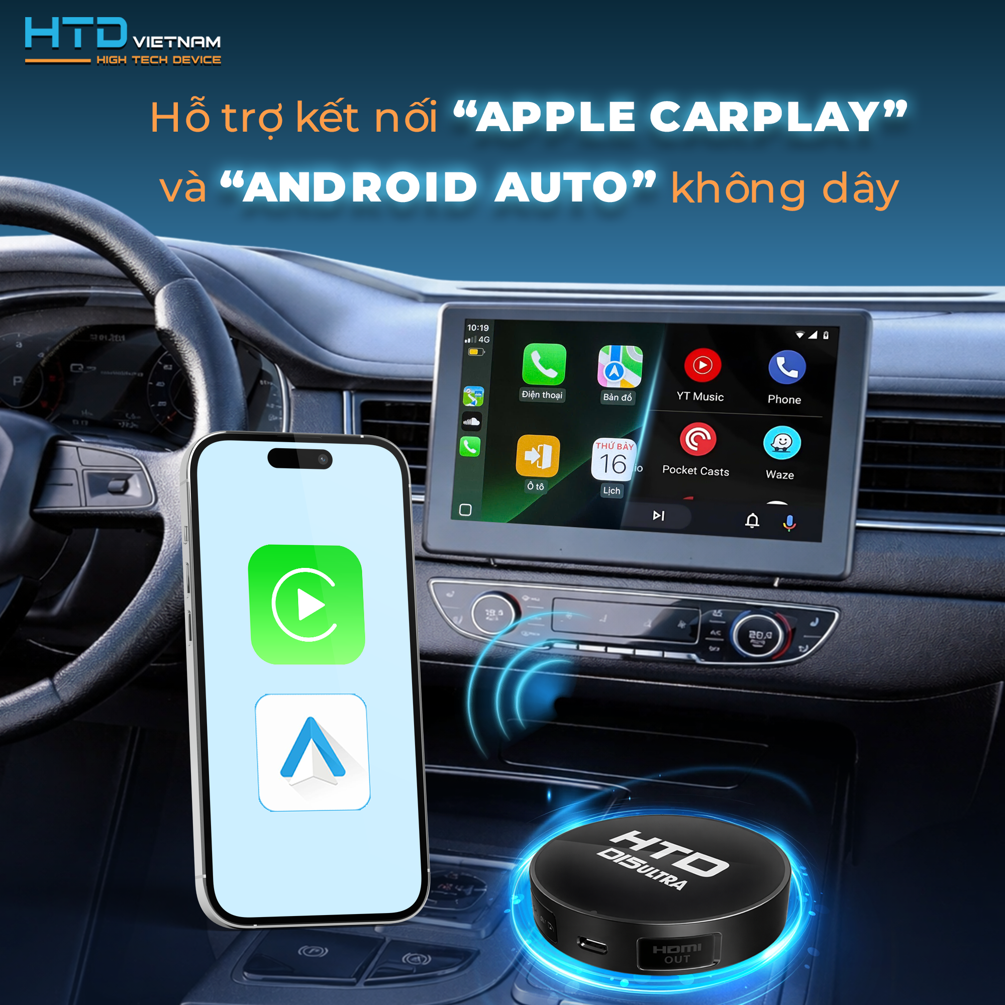 Android Box D15 Ultra công nghệ cao cấp nhất 2026: Giải trí đa phương tiện ngay trên xe