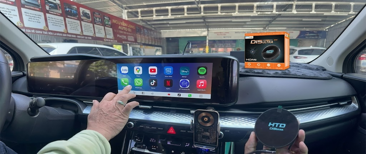 Android Box D15 Ultra công nghệ cao cấp nhất 2026: Giải trí đa phương tiện ngay trên xe