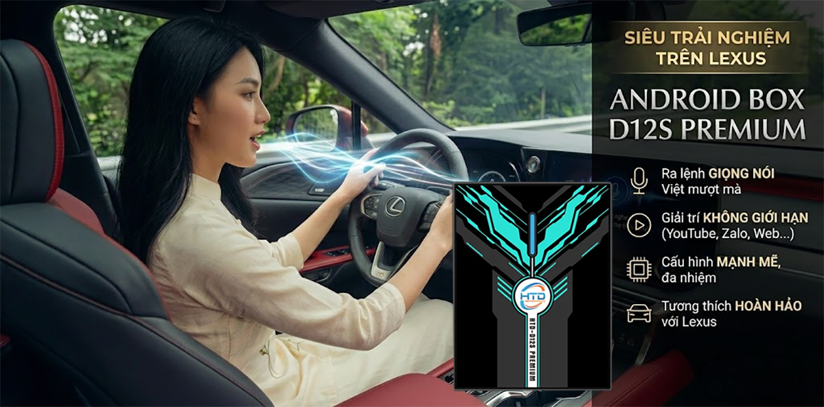 Android Box cho Lexus RX 350 F Sport Trải Nghiệm Đa Phương Tiện Chuẩn Cao Cấp