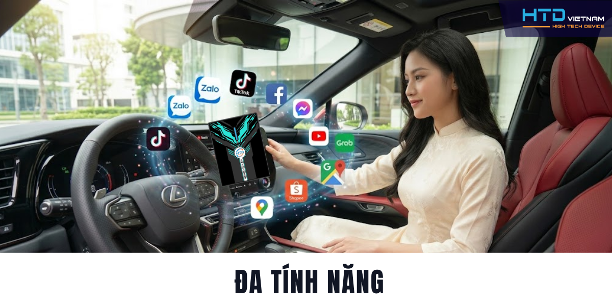 Android Box cho Lexus RX 500h F Sport Performance Công Nghệ Xứng Tầm Hybrid Hiệu Suất Cao