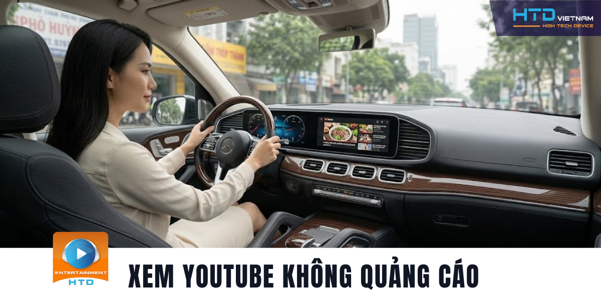 Android Box cho Mercedes 600 hoàn thiện tiện ích cho biểu tượng đẳng cấp