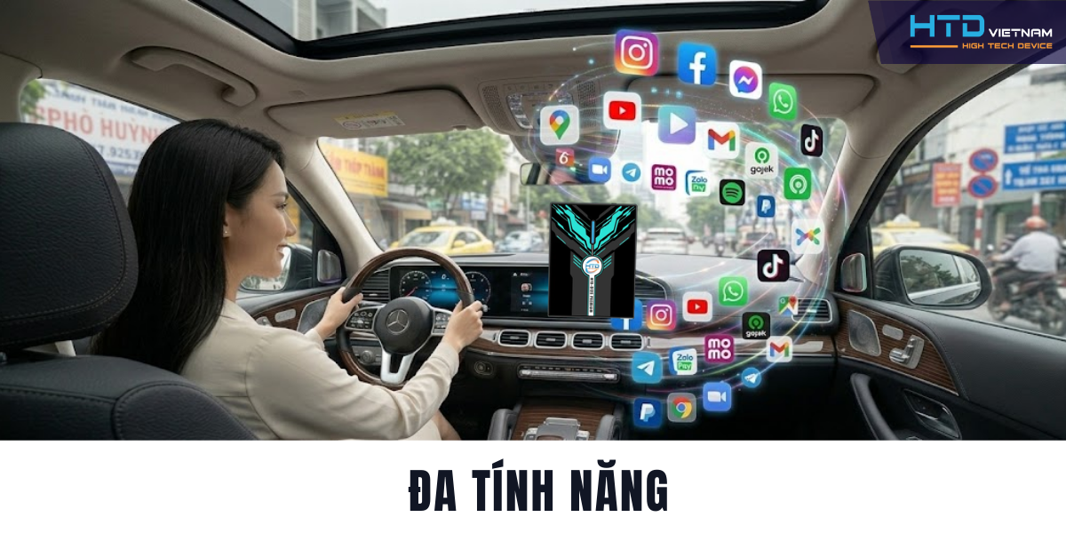 Android Box cho Mercedes 600 hoàn thiện tiện ích cho biểu tượng đẳng cấp