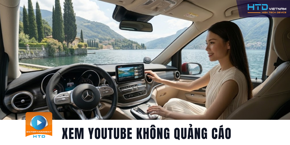 Android Box cho Mercedes V250 AMG nâng tầm tiện nghi cho MPV thể thao