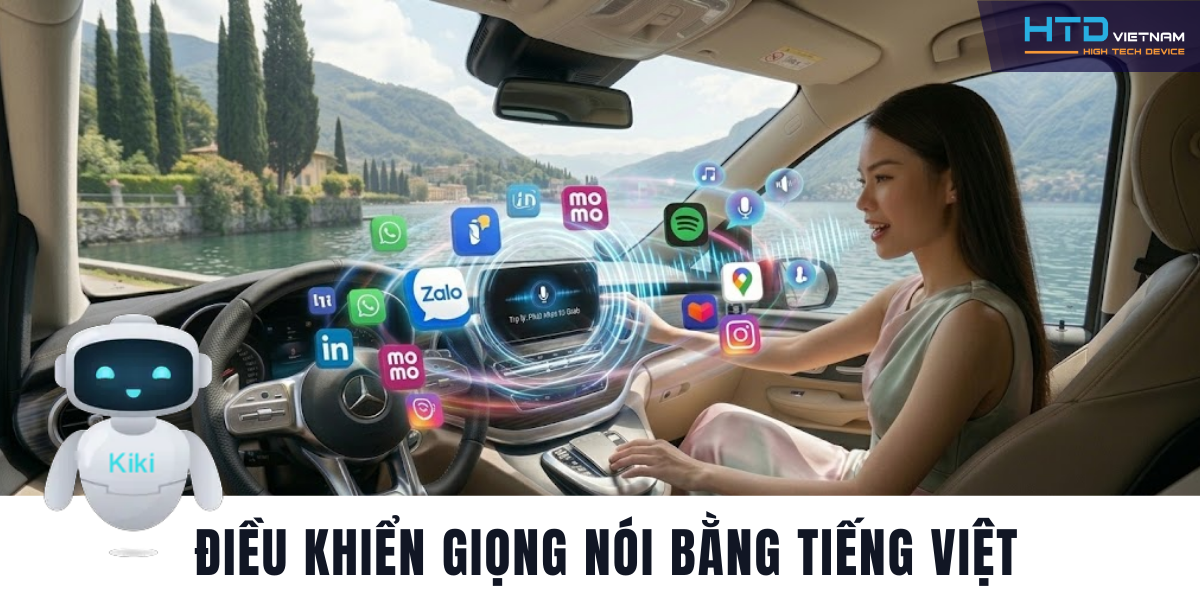 Android Box cho Mercedes V250 AMG nâng tầm tiện nghi cho MPV thể thao