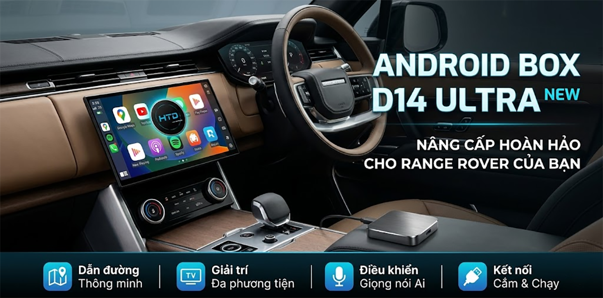 Android Box cho Range Rover SV nâng cấp hệ thống giải trí xứng tầm SUV siêu sang