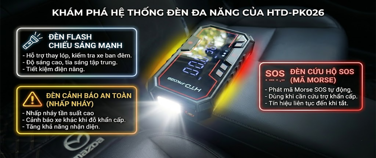 Bơm điện cầm tay kích bình ôtô PK026: BƠM ĐIỆN TỬ CẦM TAY CÓ KHẢ NĂNG KÍCH BÌNH MỚI NHẤT NĂM