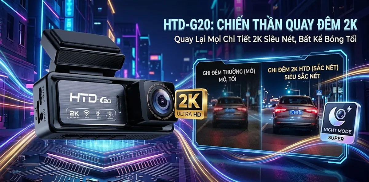 Camera hành trình C20 – Công nghệ ghi hình thông minh, dễ sử dụng