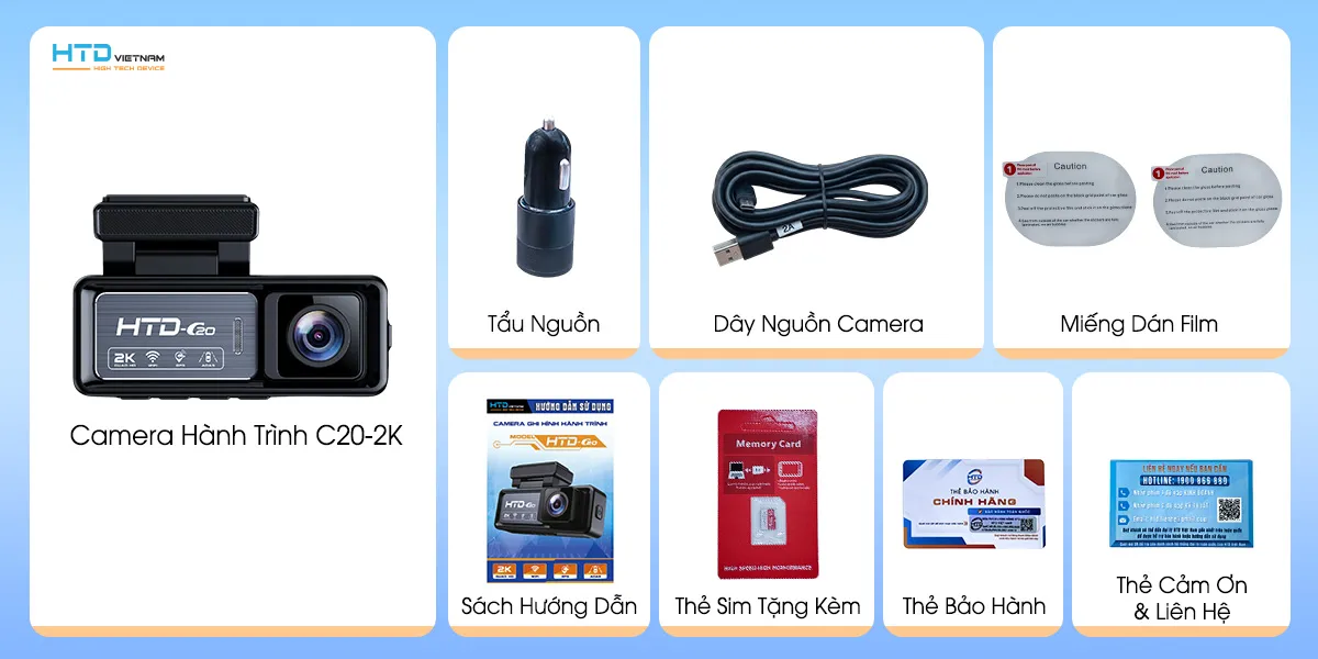 Camera hành trình C20 – Công nghệ ghi hình thông minh, dễ sử dụng