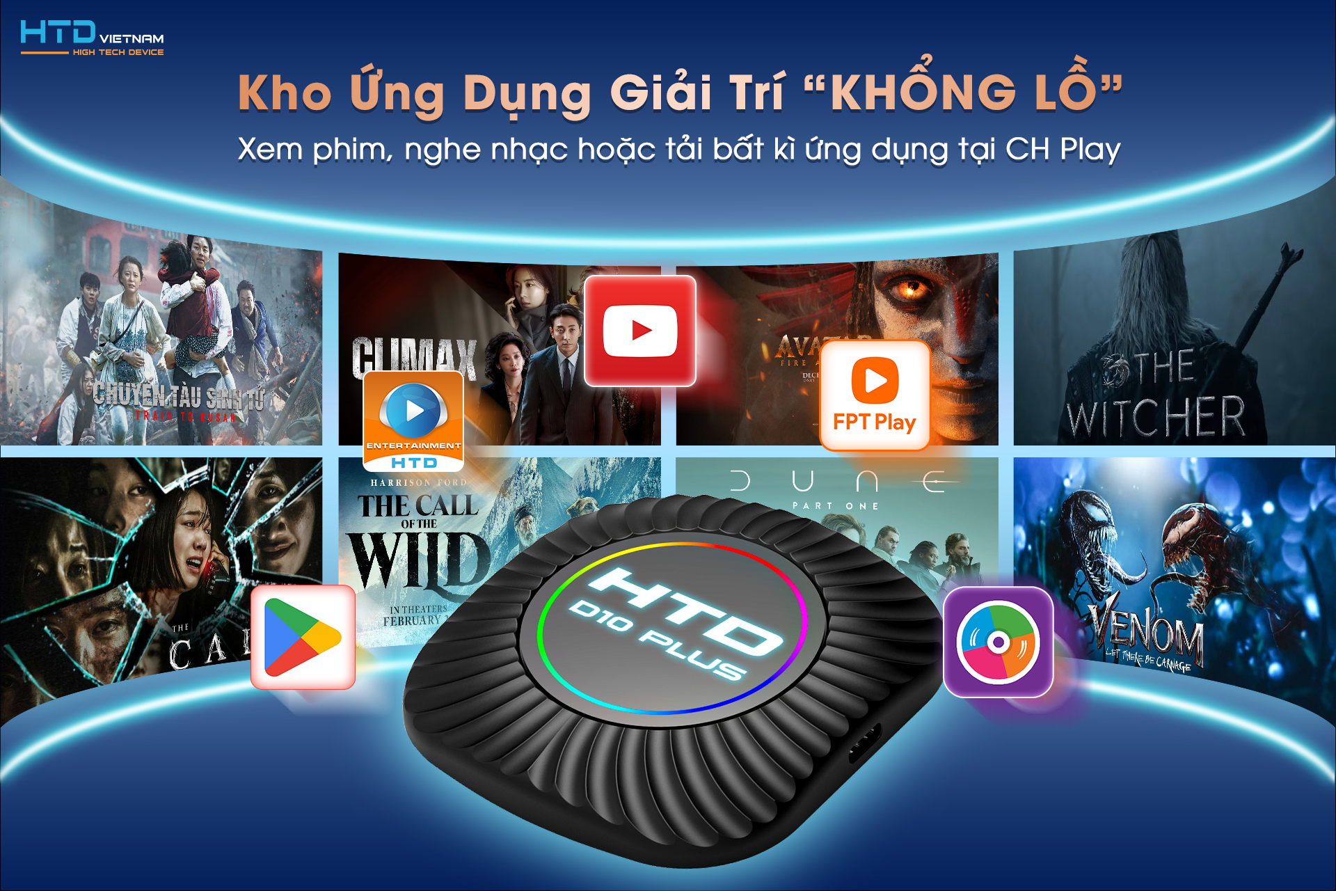 Android Box D10 Plus Kết Nối Apple Carplay Không Dây, Có Dây Và Android Auto Có Dây Mượt Mà