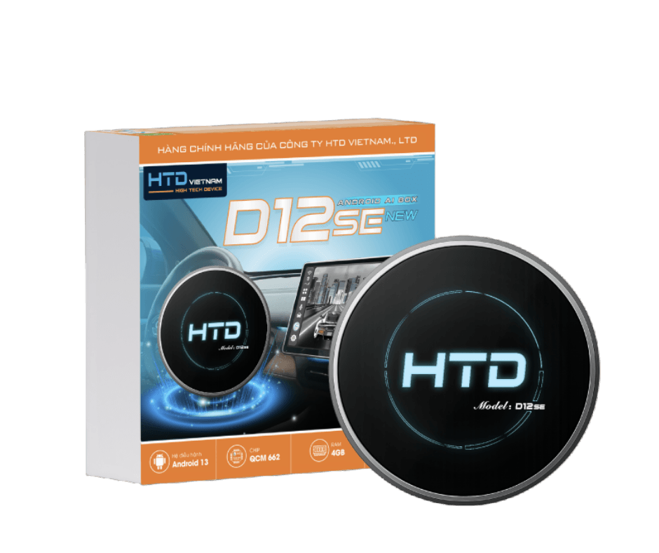 HTD Android Box D12SE NEW – Bộ chuyển đổi màn hình thế hệ mới