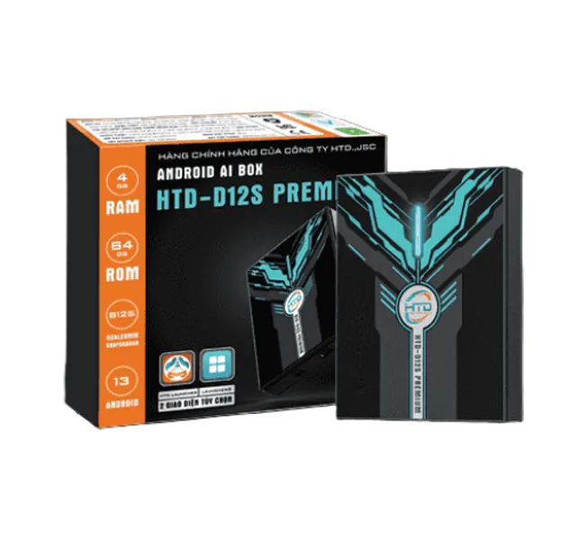 HTD ANDROID BOX CHO Ô TÔ D12S PREMIUM