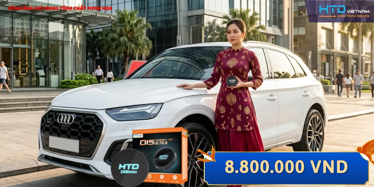 Android Box D15 ULTRA NEW cho Audi Sportback