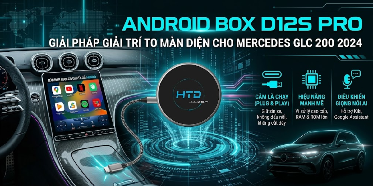 Android Box cho Mercedes GLC 200