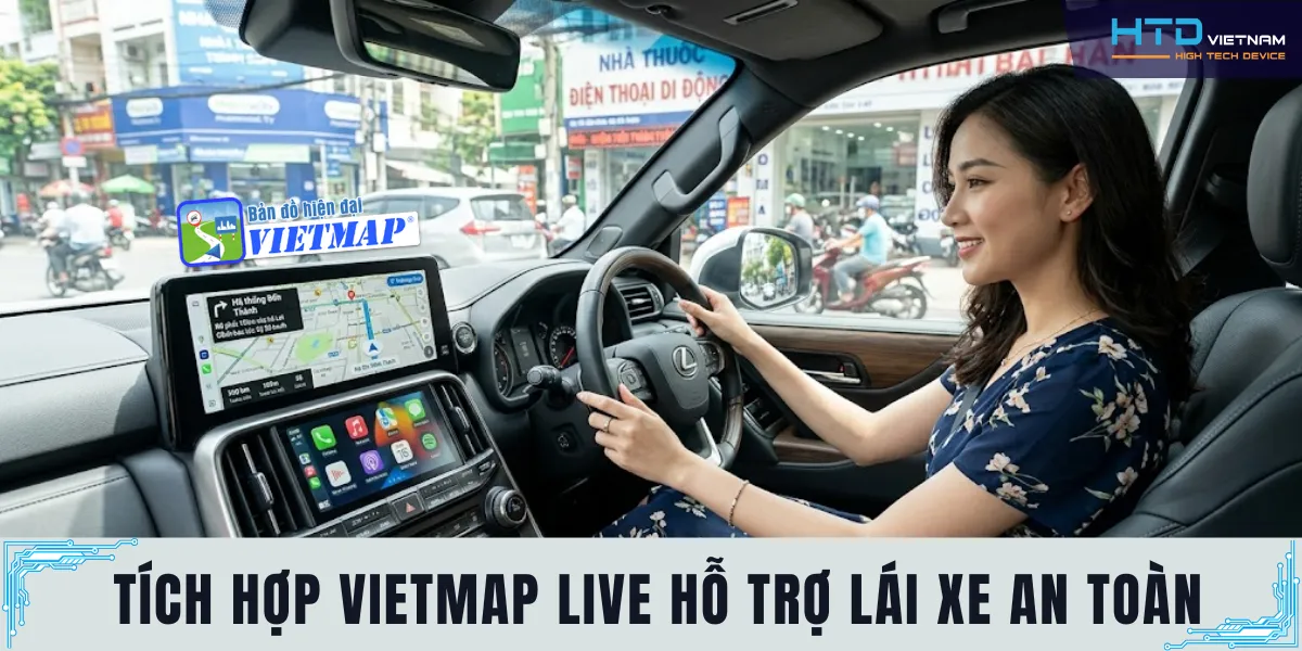 Android Box Cho Lexus LX 600 Urban Vietmap Live Plus