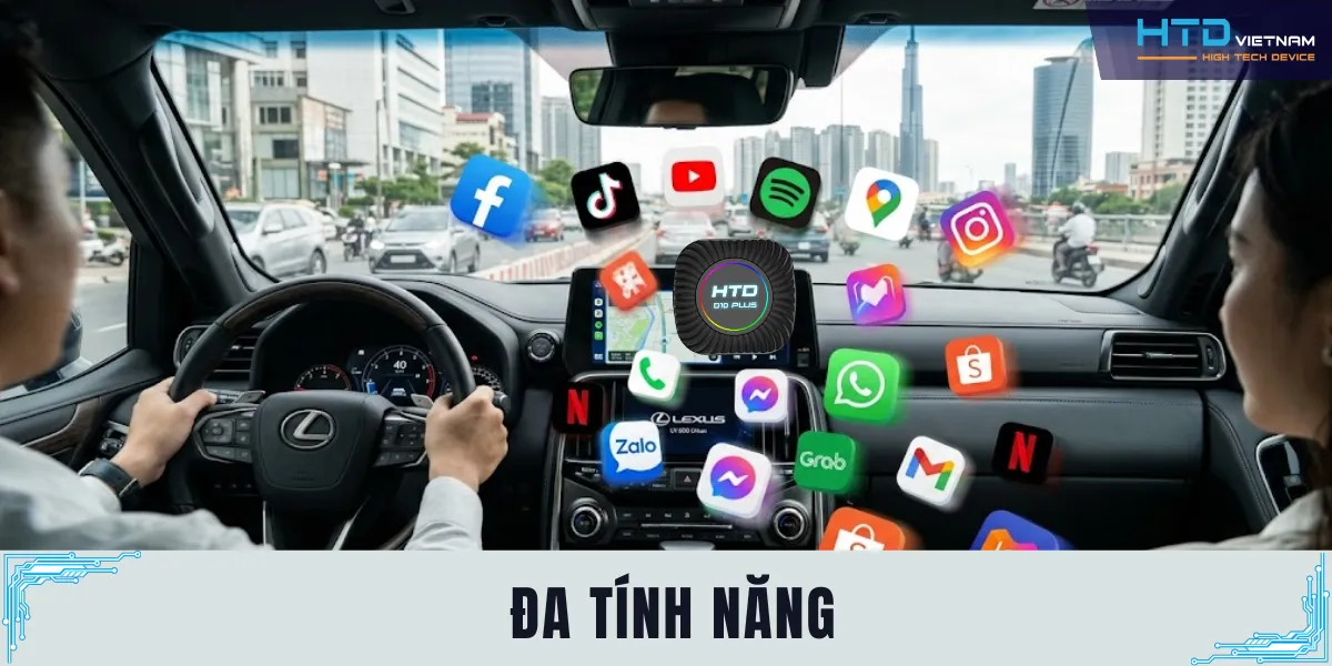 Android Box Cho Lexus LX 600 Urban Đa Tính Năng