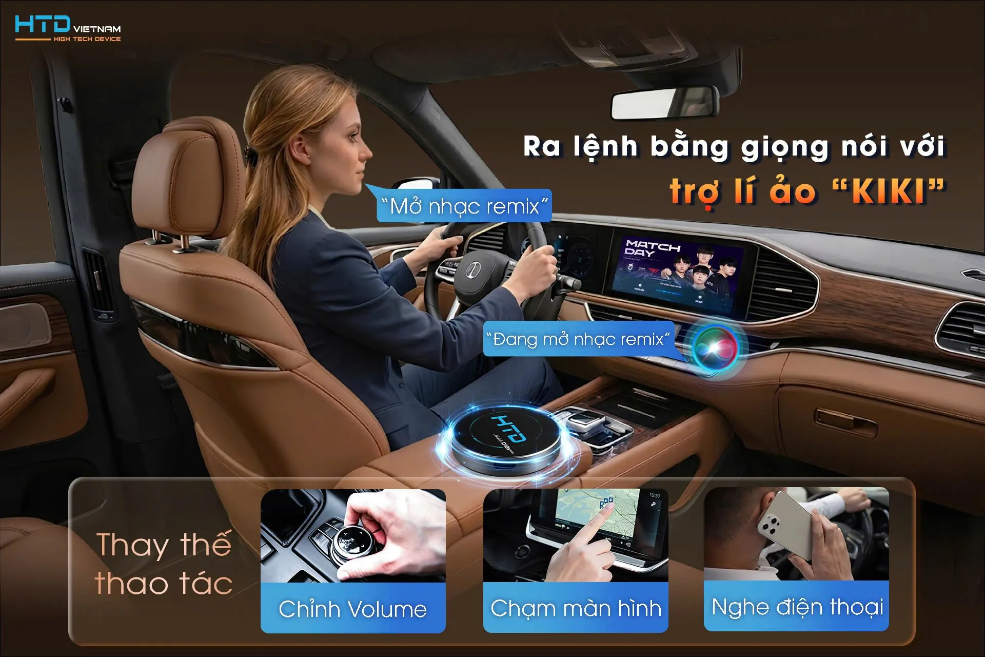 ra lệnh giọng nói 3 miềnvới Kiki Auto 