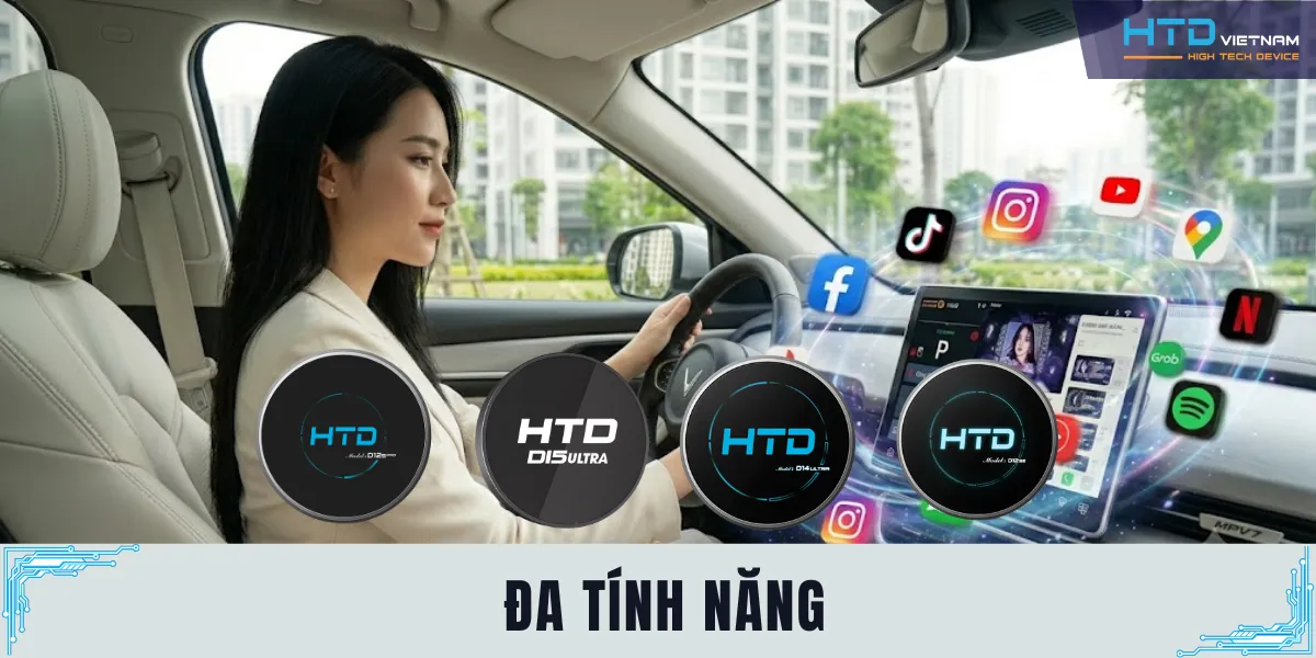 android box tích hợp đa năng cho ô tô