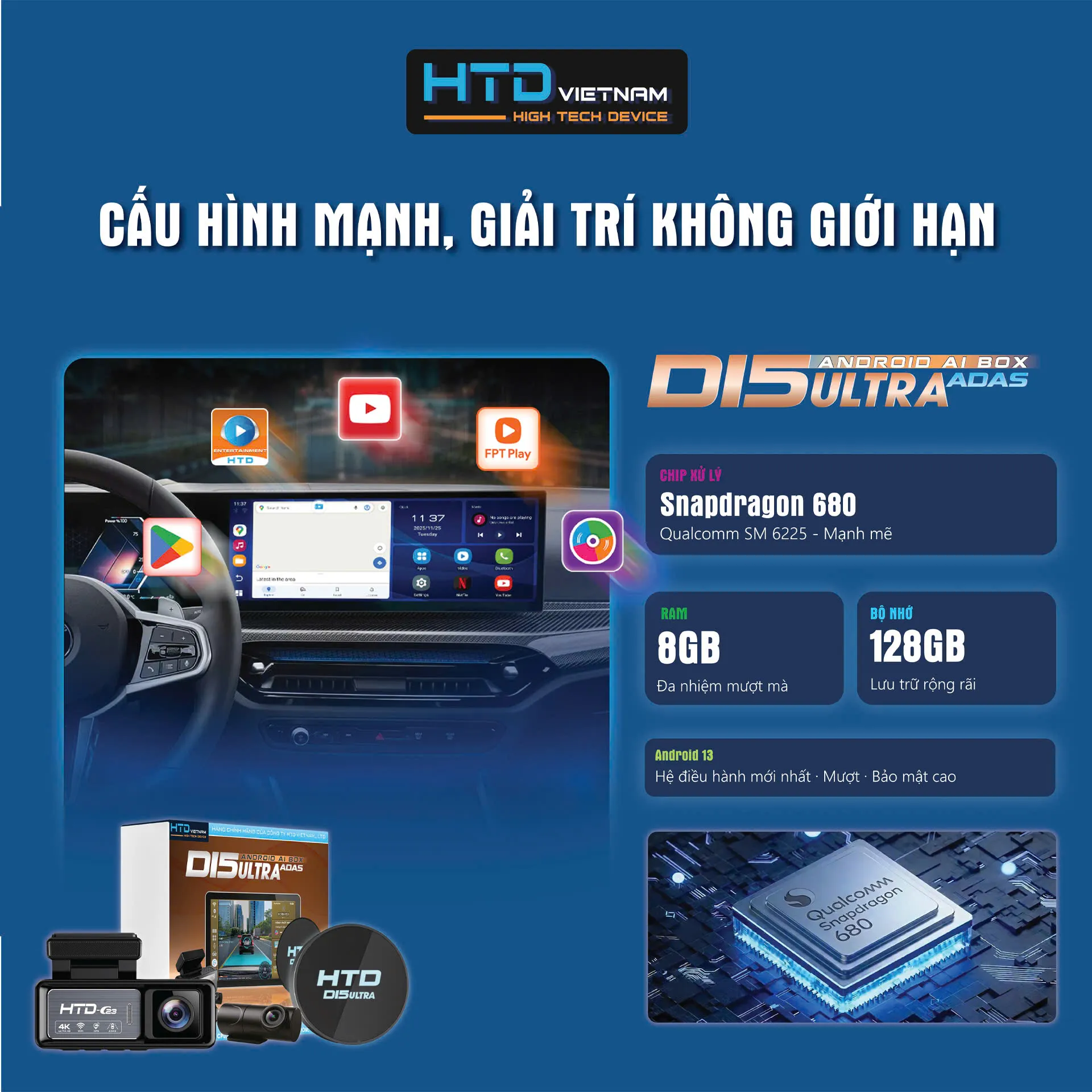 Camera ADAS+Android Box – bộ đôi an toàn đang được tài xế Việt săn đón