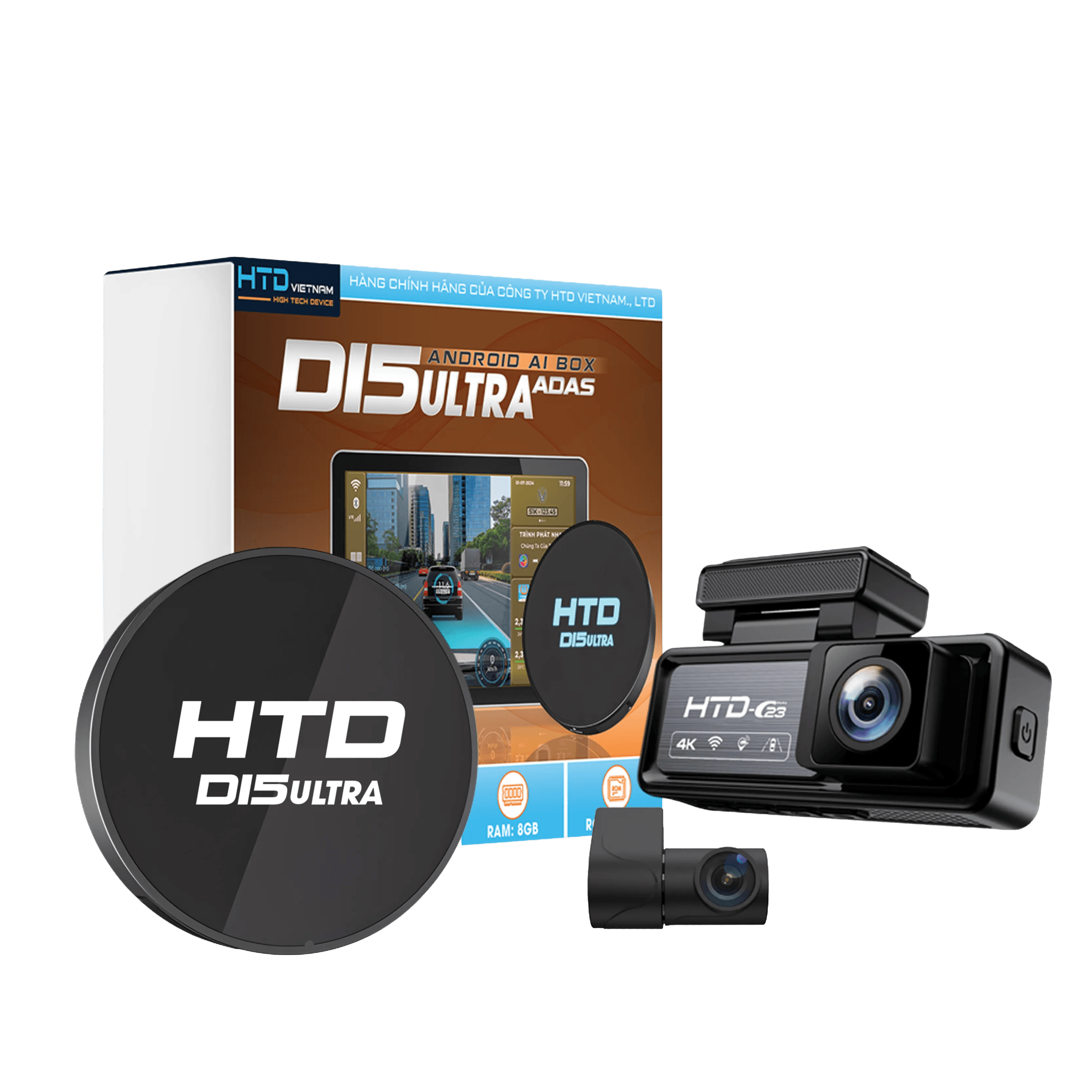 Camera ADAS+Android Box cho ô tô