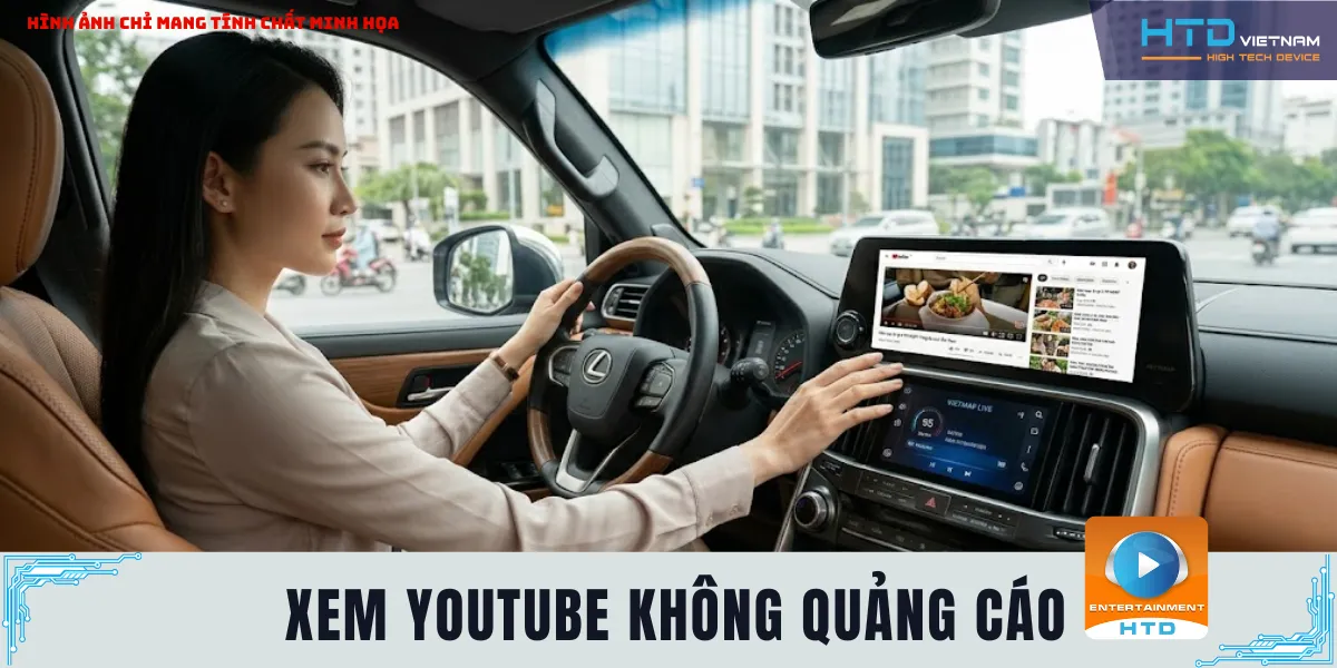 HTD Entertainment xem phim, hạn chế quảng cáo