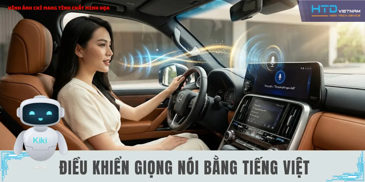 Tính năng điều khiển giọng nói tích hợp vô lăng