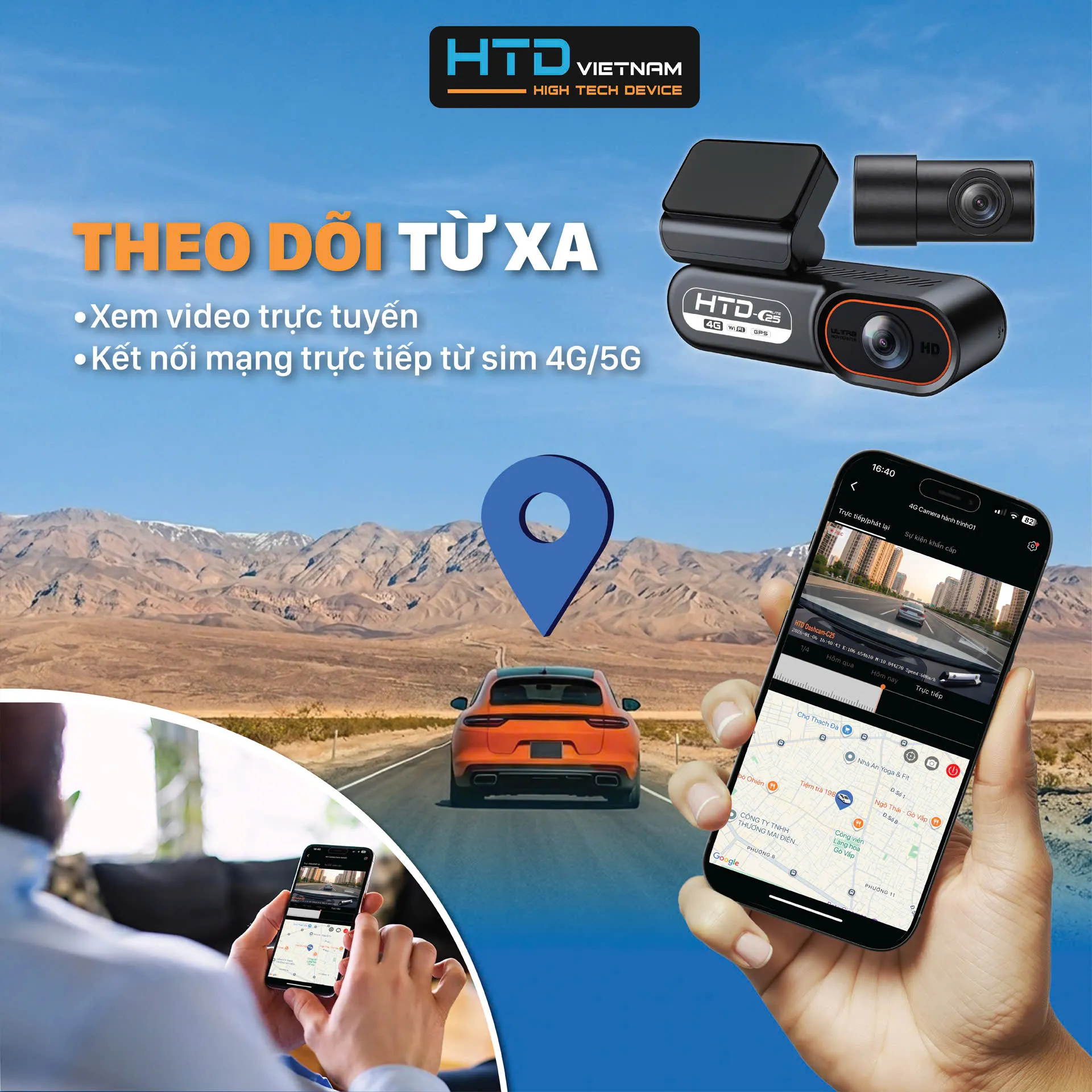 theo dõi từ xa với chức năng 4G