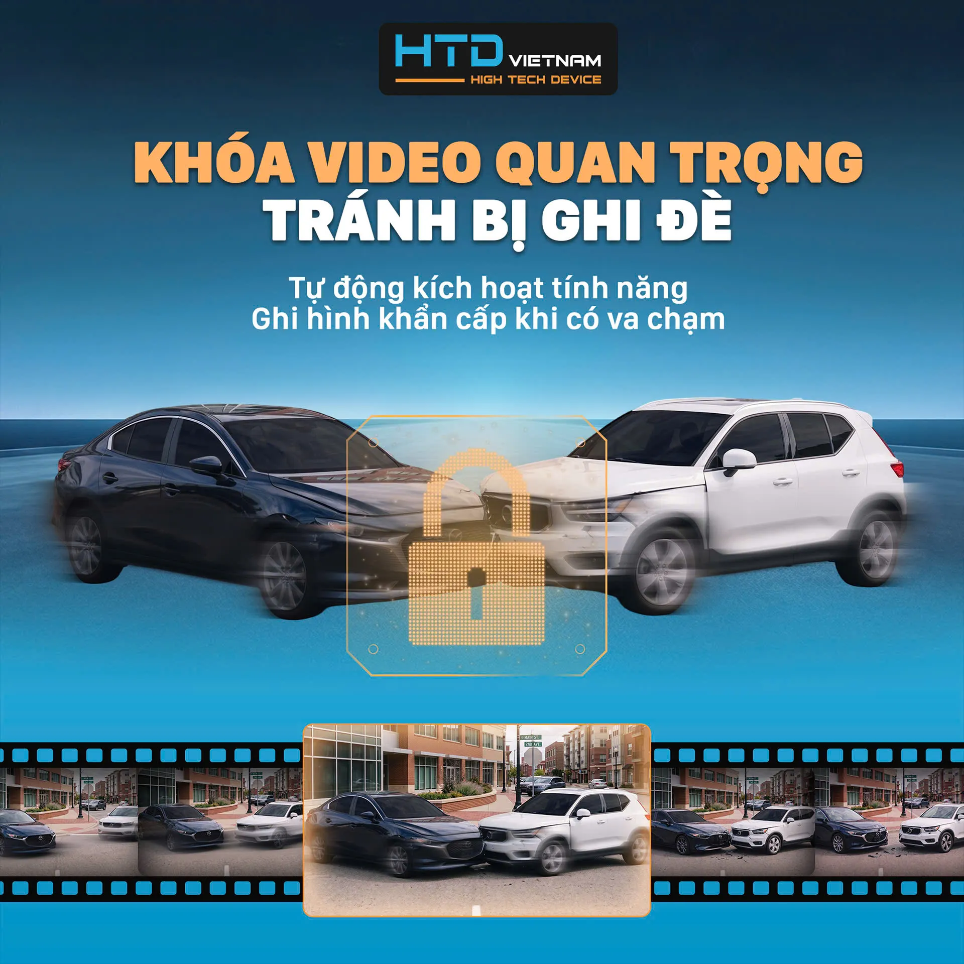 khóa video quan trọng khi va chạm 