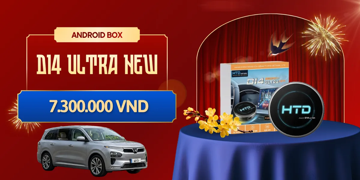 Android Box D14 Ultra New cho VinFast MPV 7 đáng mua nhất 2026