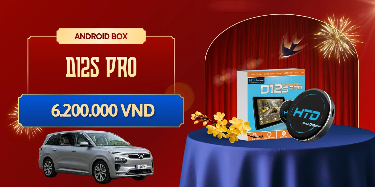 Android Box D12S Pro cho VinFast MPV 7 đáng mua nhất 2026