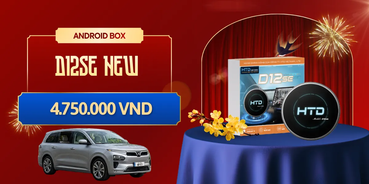Android Box D12SE New cho VinFast MPV 7 đáng mua nhất 2026