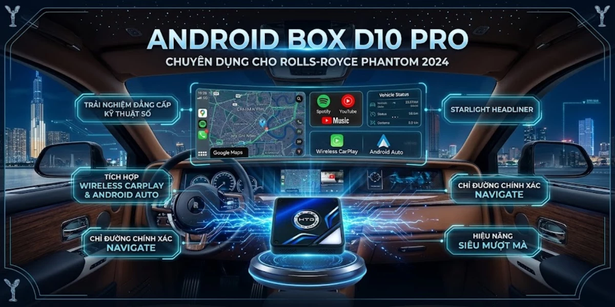 Android Box cho Rolls-Royce Spectre
