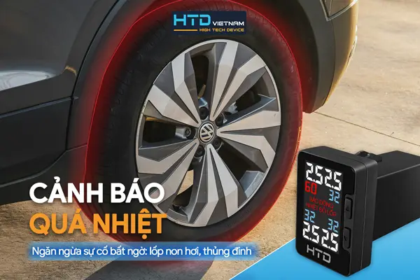 cảm biến áp suất lốp chờ van trong