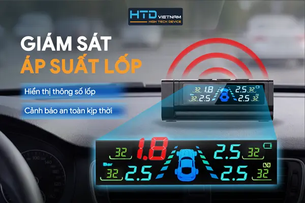 Cảm biến áp suất lốp năng lượng mặt trời