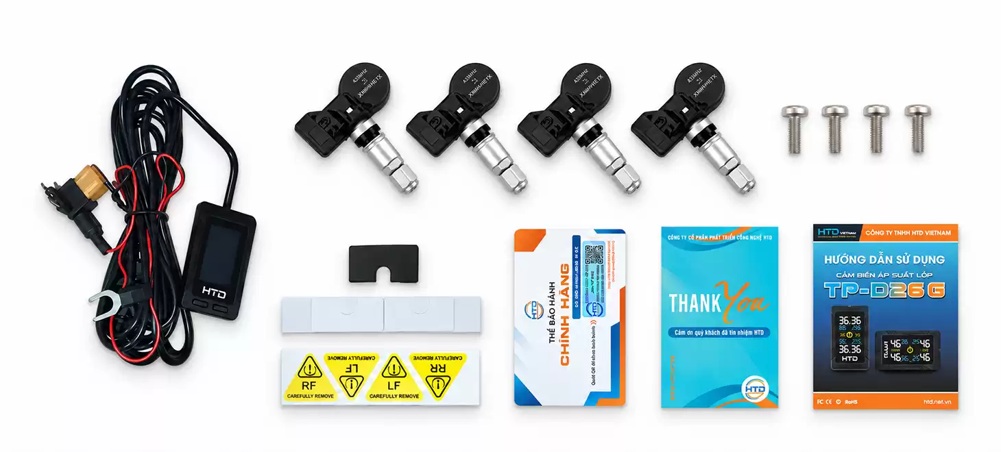 Mở hộp van trong TPMS TP-D26