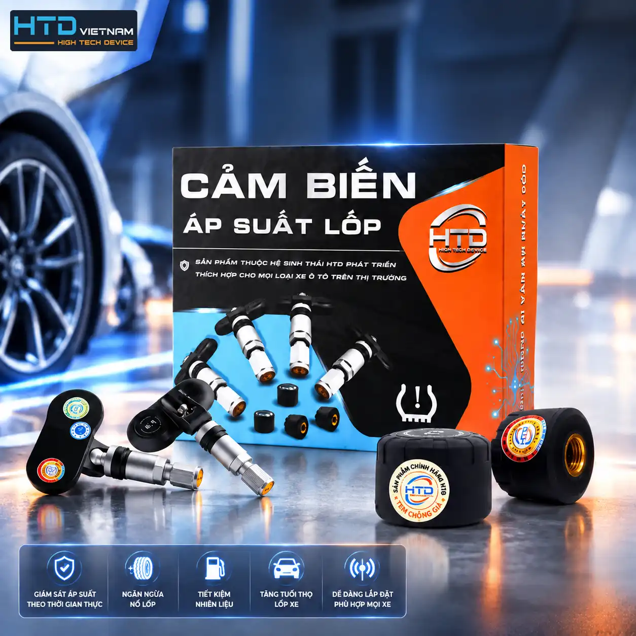 Tùy chọn Van Trong và Van Ngoài TPMS TP-D22