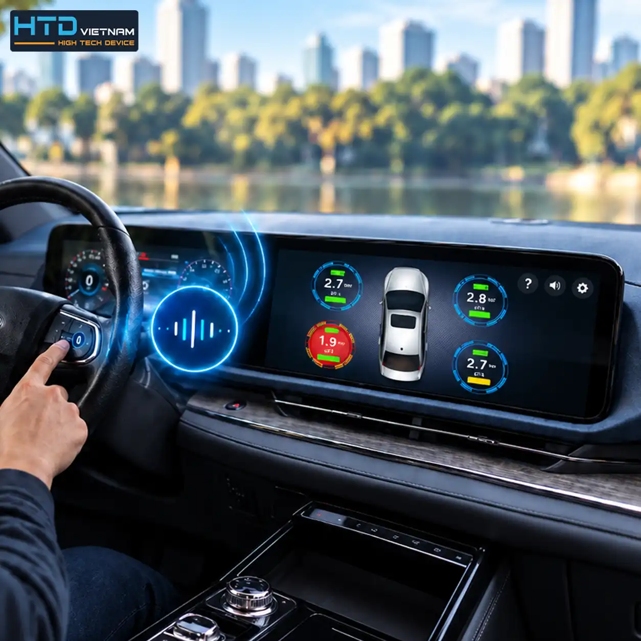 Giọng nói Kiki kiểm tra áp suất lốp TPMS TP-D22