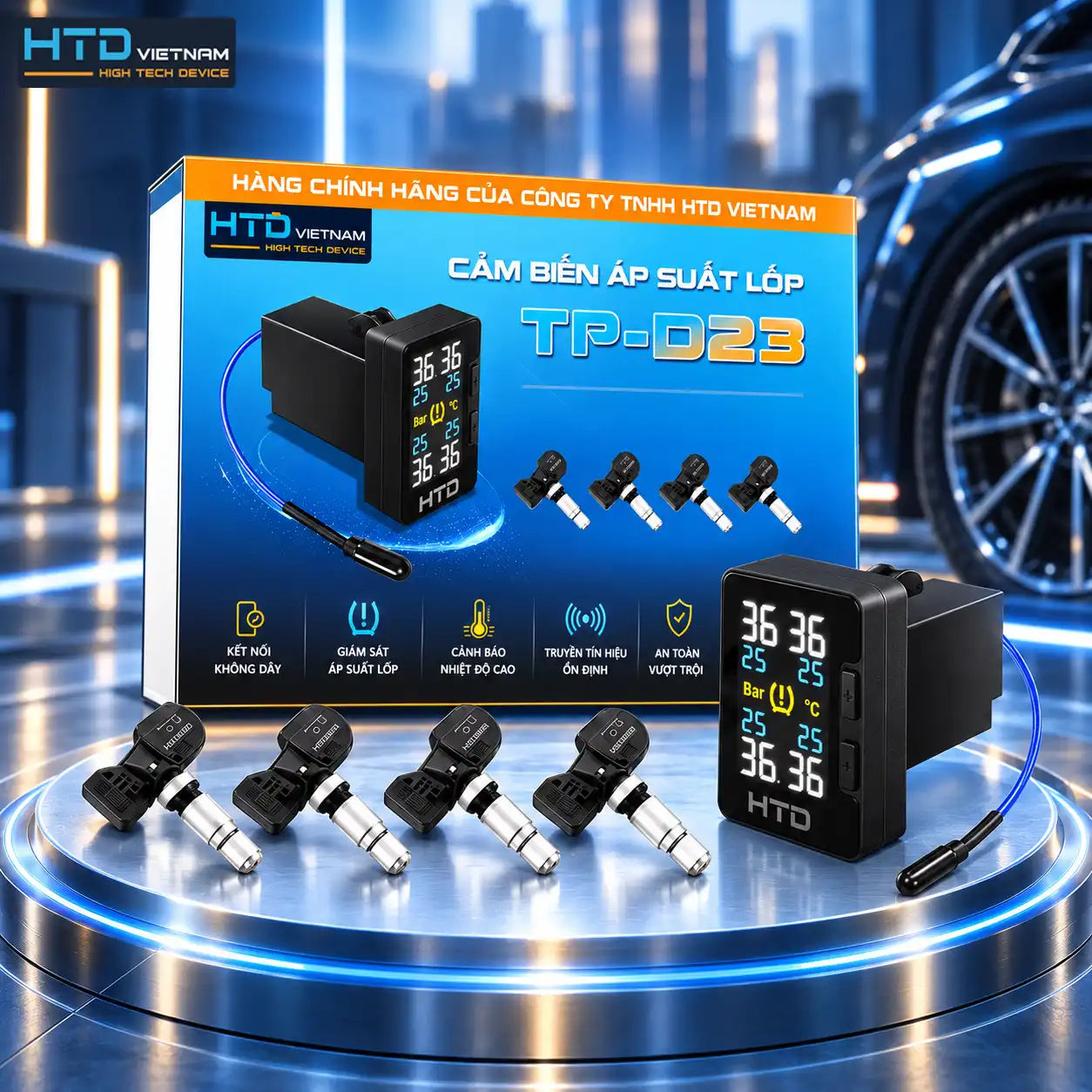 Tùy chọn Van Trong và Van Ngoài TPMS TP-D23