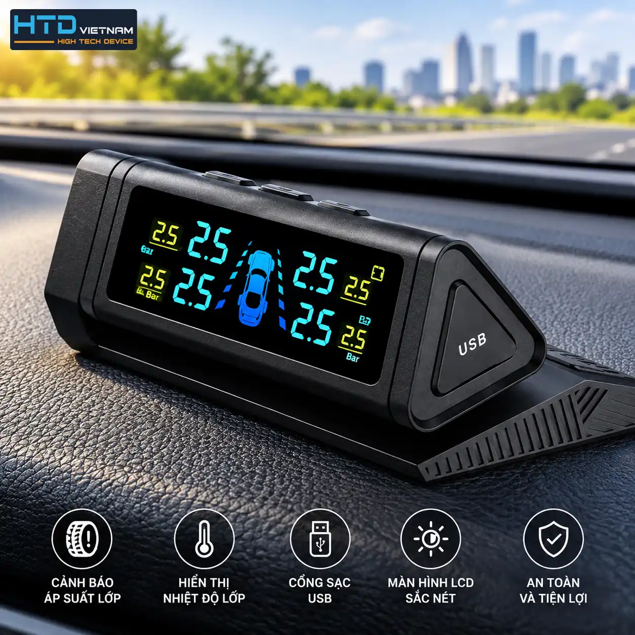 Màn hình LCD màu FSTN TPMS TP-D24