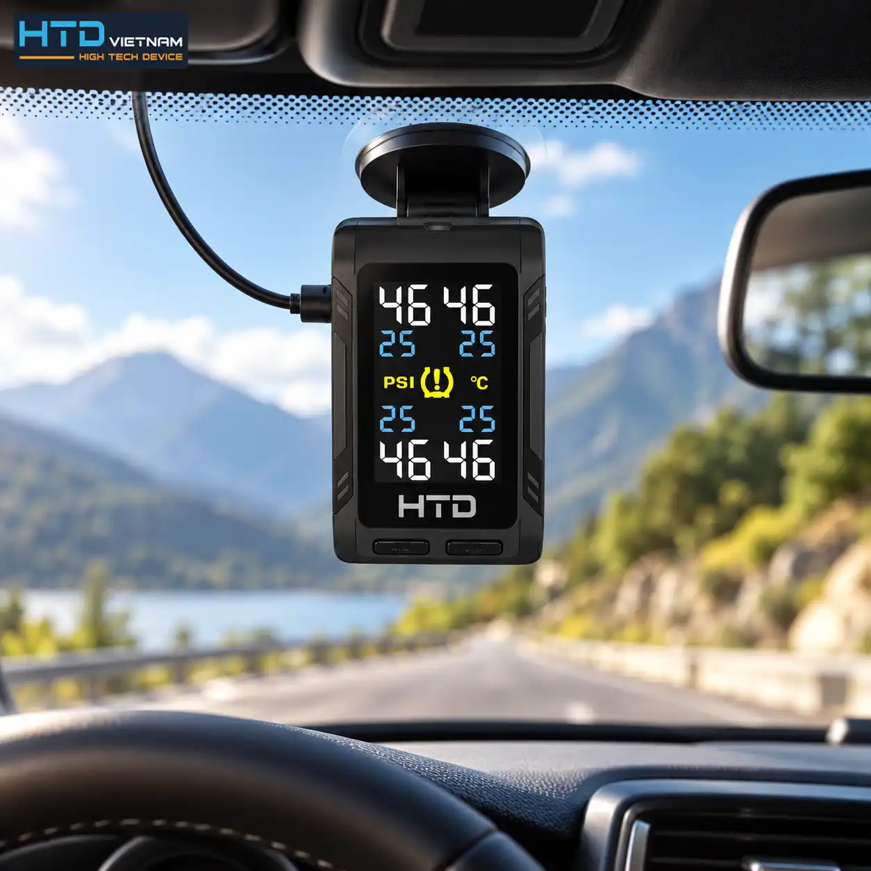 Màn hình kỹ thuật số TPMS TP-D26G