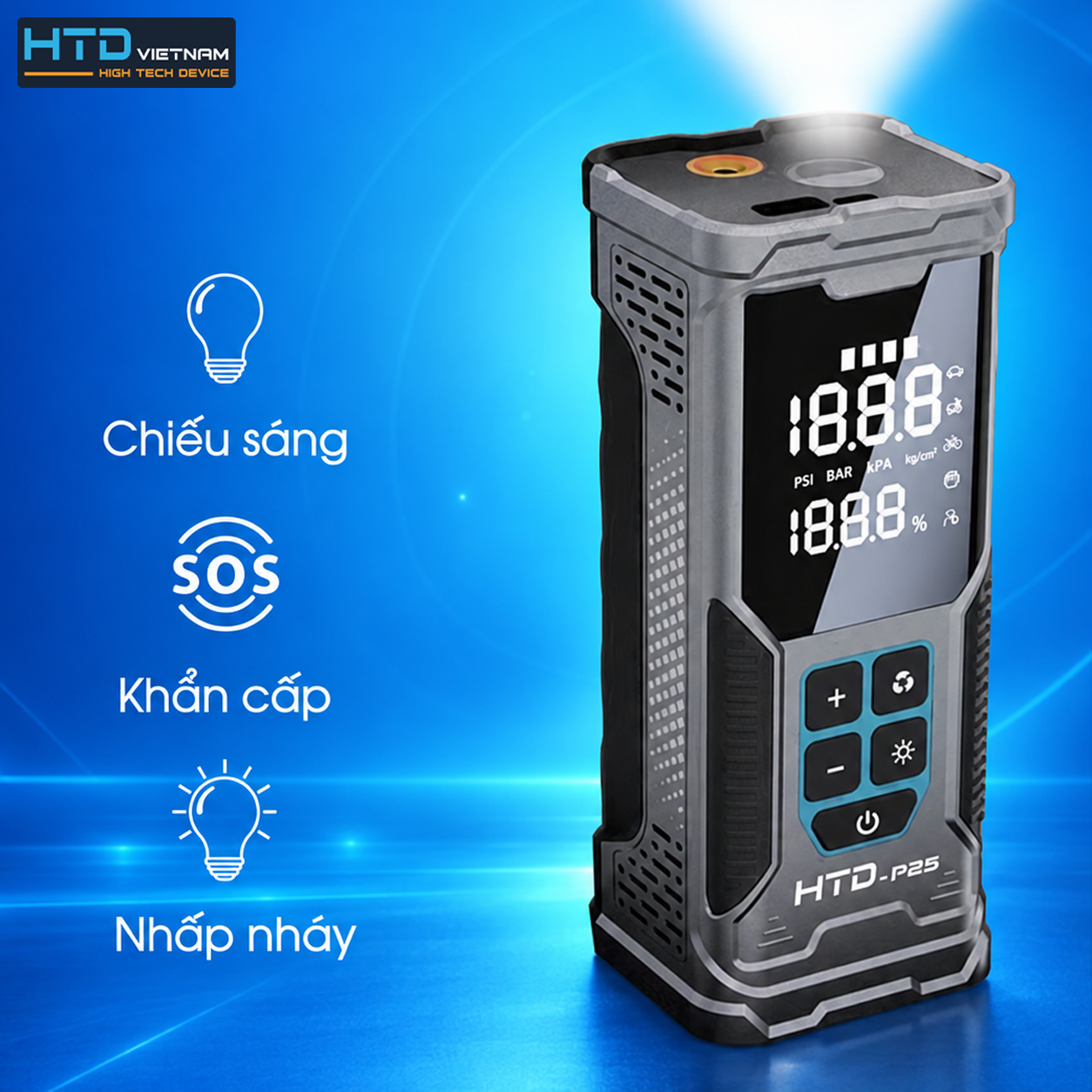Đèn LED cứu hộ SOS HTD P25