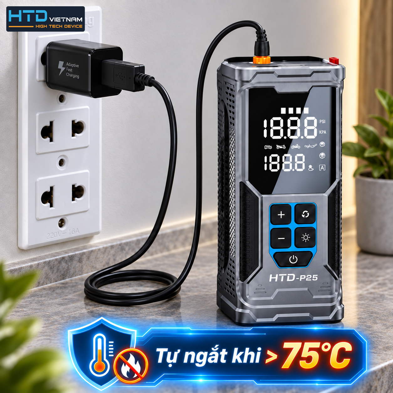 Hệ thống tản nhiệt và an toàn HTD P25