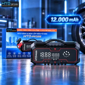 Bơm kích bình HTD PK026 giá 1.950.000đ - kích nổ ắc quy, bơm lốp 160 PSI