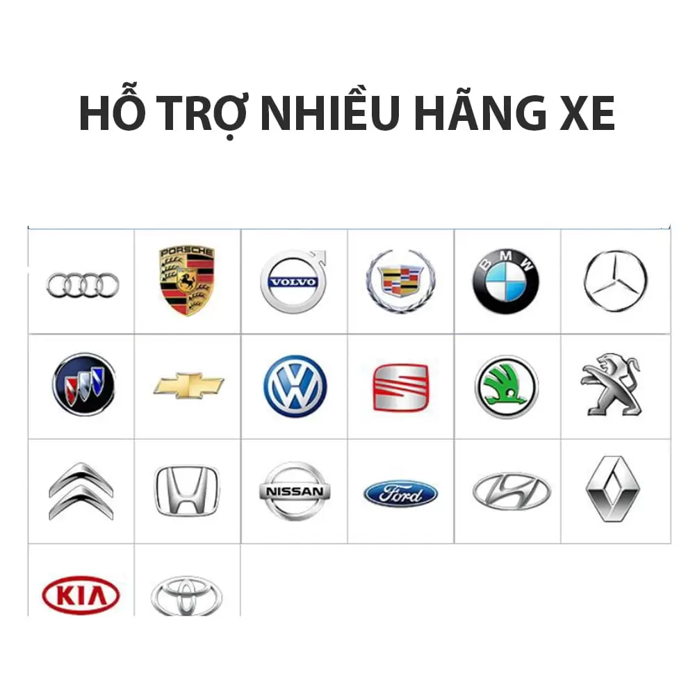 Ho tro nhieu hang xe