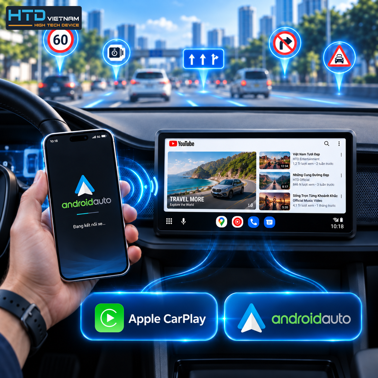 Kết nối Apple CarPlay không dây