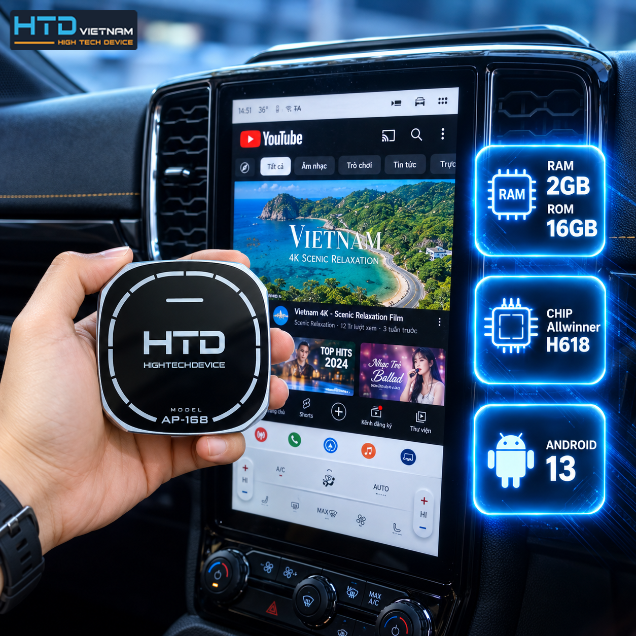 Thiết kế Mini HTD AP-168