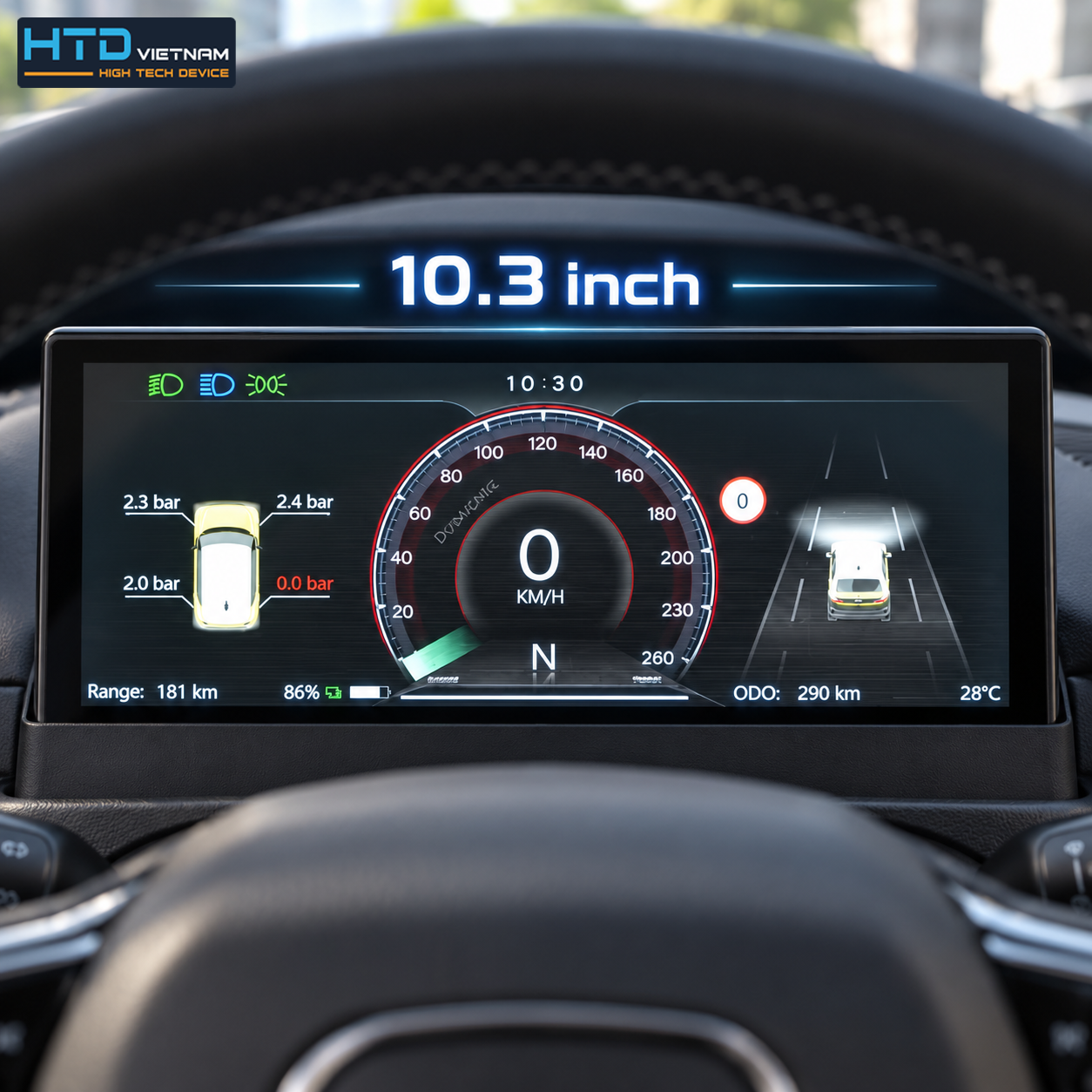 Màn hình OLED 10.3 Inch VinFast VF3